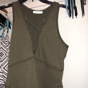 Olive v shirt